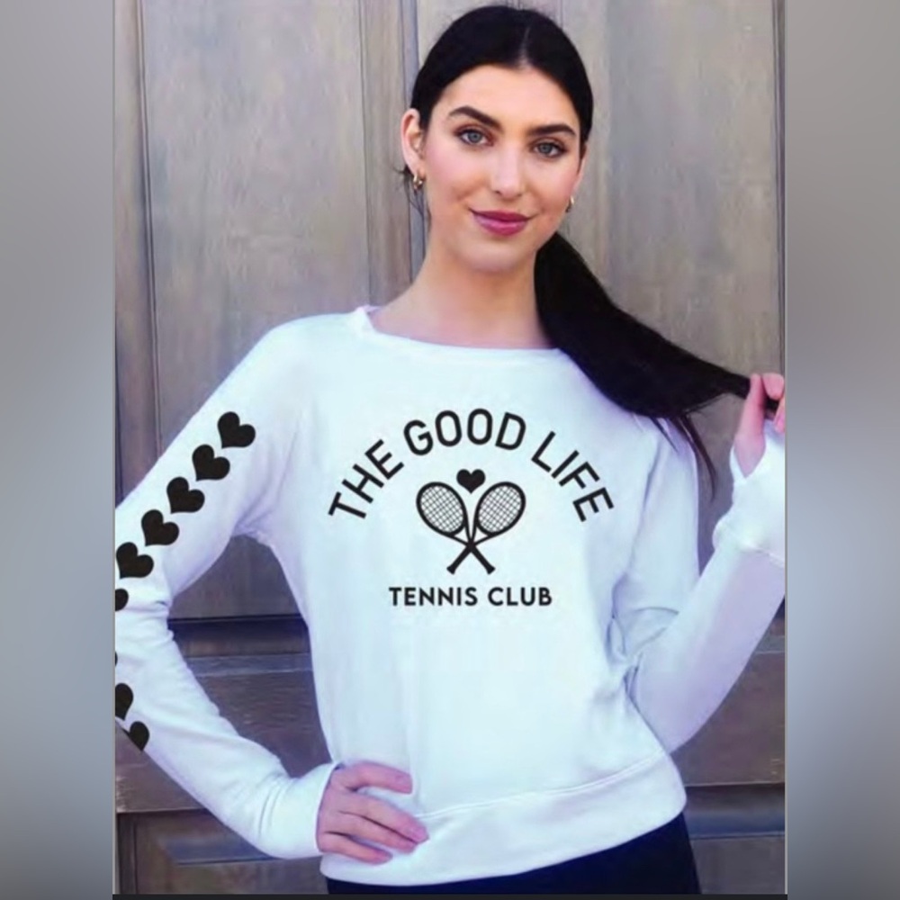 The Good Life lightweight fleece pullover sweatshirt